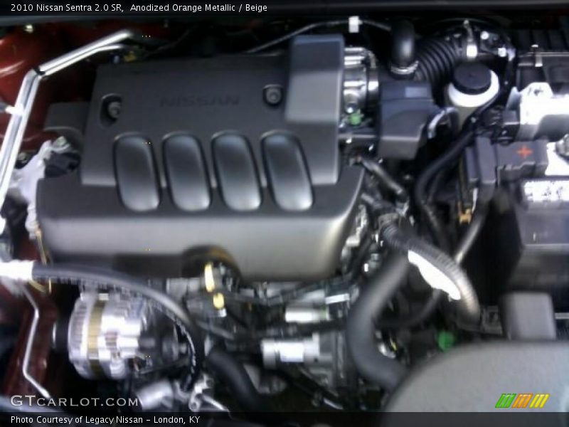 Anodized Orange Metallic / Beige 2010 Nissan Sentra 2.0 SR