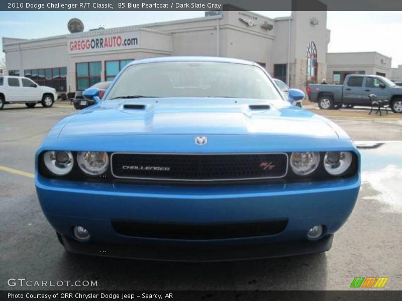 B5 Blue Pearlcoat / Dark Slate Gray 2010 Dodge Challenger R/T Classic
