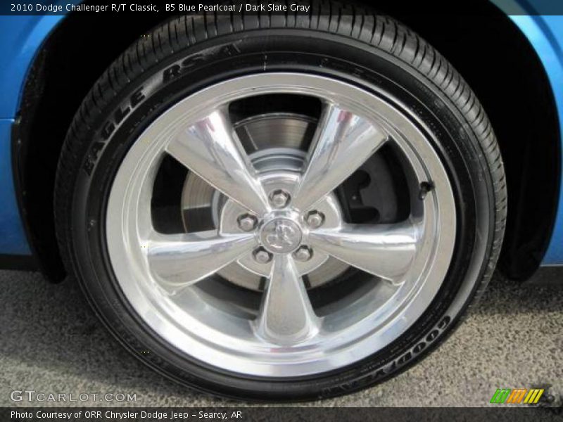 B5 Blue Pearlcoat / Dark Slate Gray 2010 Dodge Challenger R/T Classic