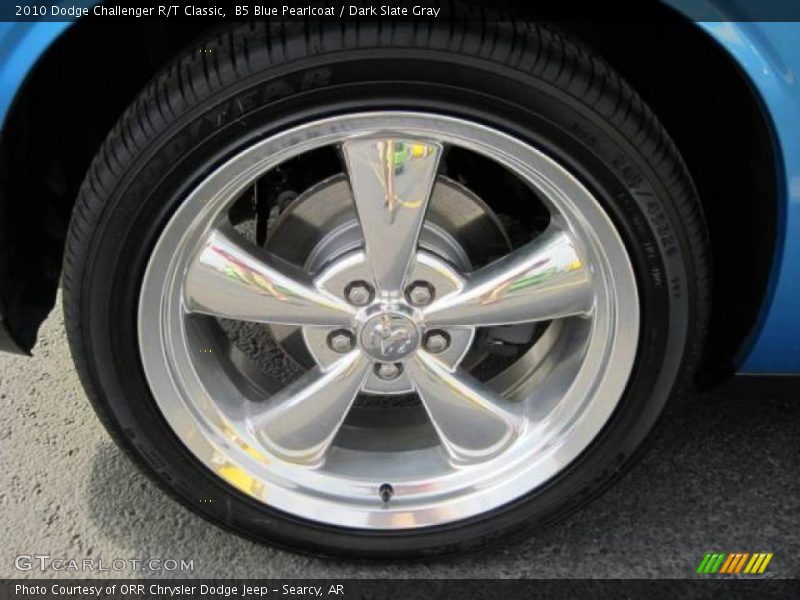 B5 Blue Pearlcoat / Dark Slate Gray 2010 Dodge Challenger R/T Classic