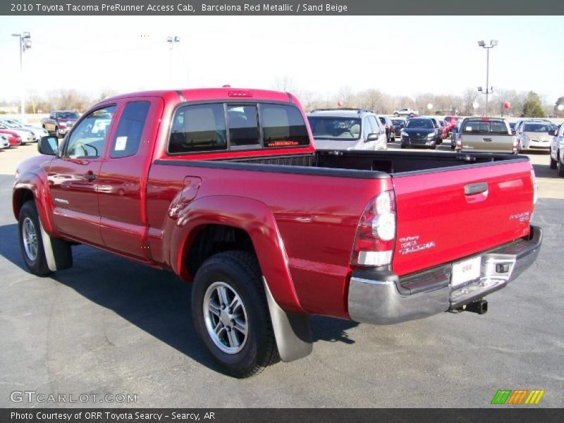 Barcelona Red Metallic / Sand Beige 2010 Toyota Tacoma PreRunner Access Cab