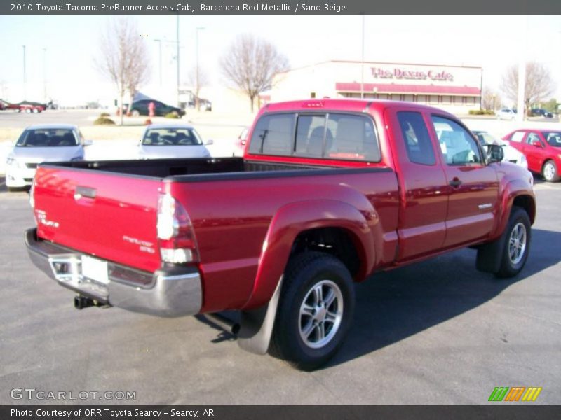 Barcelona Red Metallic / Sand Beige 2010 Toyota Tacoma PreRunner Access Cab