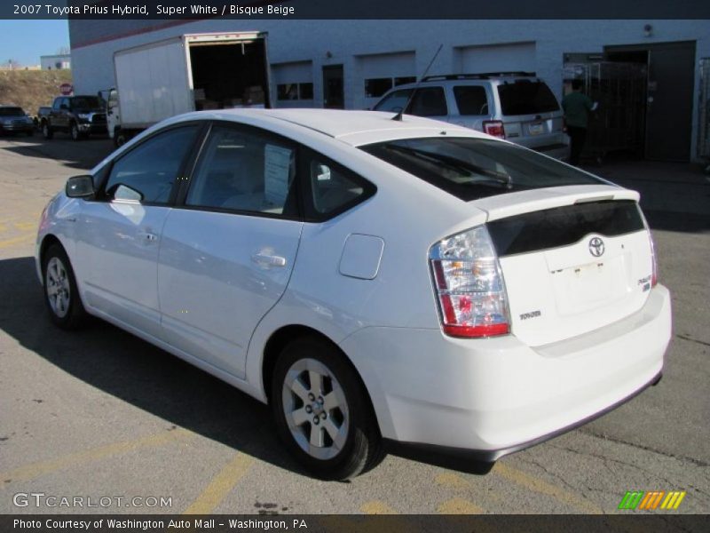Super White / Bisque Beige 2007 Toyota Prius Hybrid