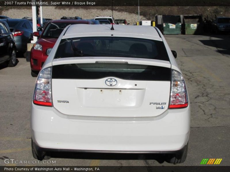 Super White / Bisque Beige 2007 Toyota Prius Hybrid