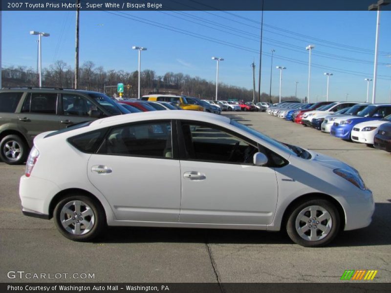 Super White / Bisque Beige 2007 Toyota Prius Hybrid