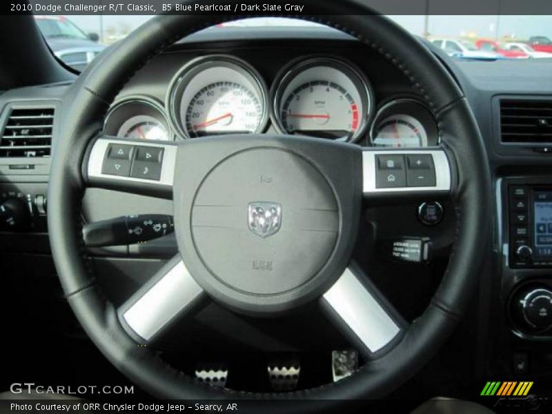 B5 Blue Pearlcoat / Dark Slate Gray 2010 Dodge Challenger R/T Classic