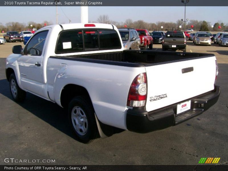 Super White / Graphite 2010 Toyota Tacoma Regular Cab