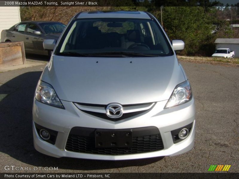 Sunlight Silver / Black 2008 Mazda MAZDA5 Touring
