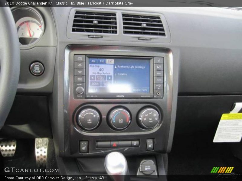 B5 Blue Pearlcoat / Dark Slate Gray 2010 Dodge Challenger R/T Classic