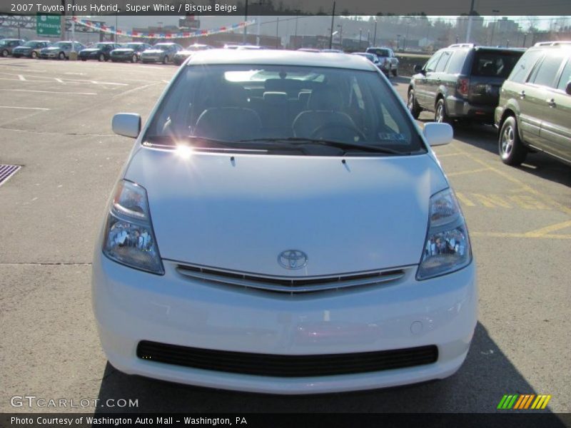Super White / Bisque Beige 2007 Toyota Prius Hybrid