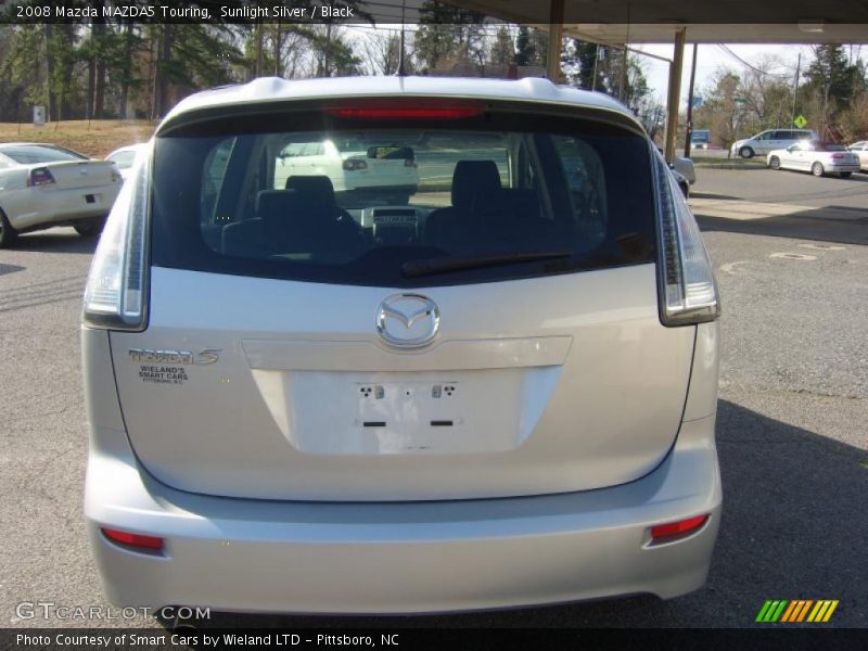 Sunlight Silver / Black 2008 Mazda MAZDA5 Touring