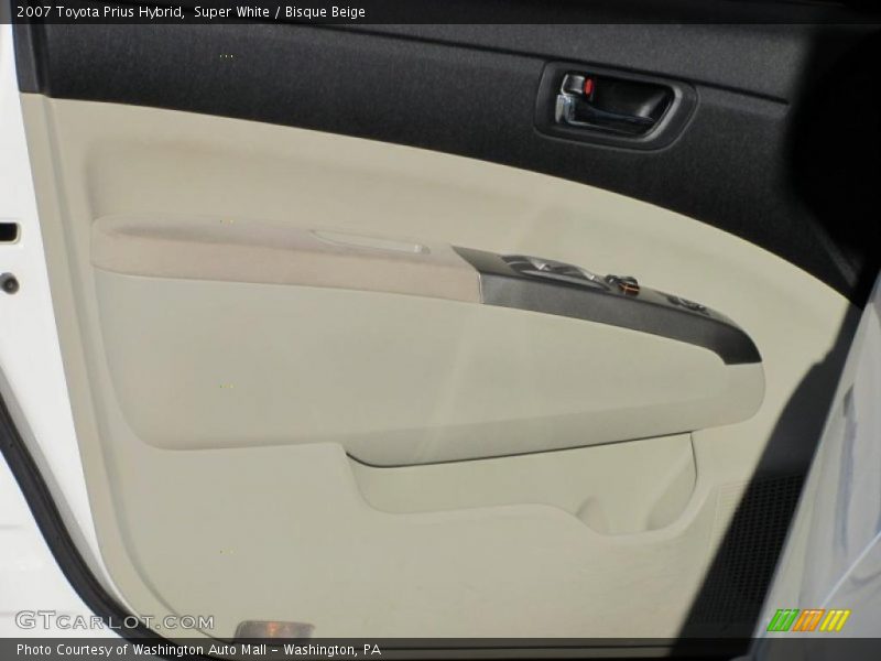 Super White / Bisque Beige 2007 Toyota Prius Hybrid