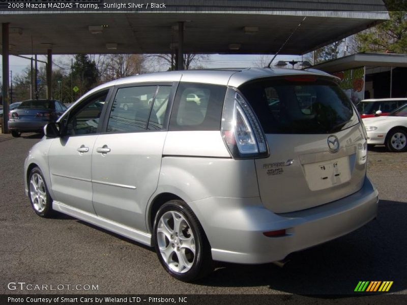 Sunlight Silver / Black 2008 Mazda MAZDA5 Touring