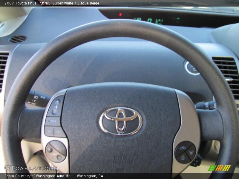 Super White / Bisque Beige 2007 Toyota Prius Hybrid
