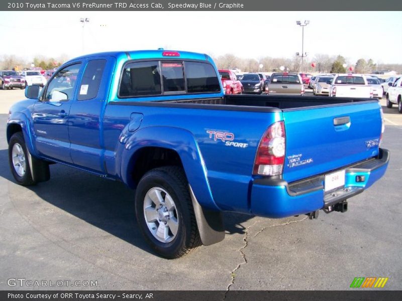 Speedway Blue / Graphite 2010 Toyota Tacoma V6 PreRunner TRD Access Cab