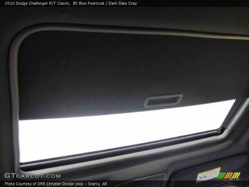 B5 Blue Pearlcoat / Dark Slate Gray 2010 Dodge Challenger R/T Classic