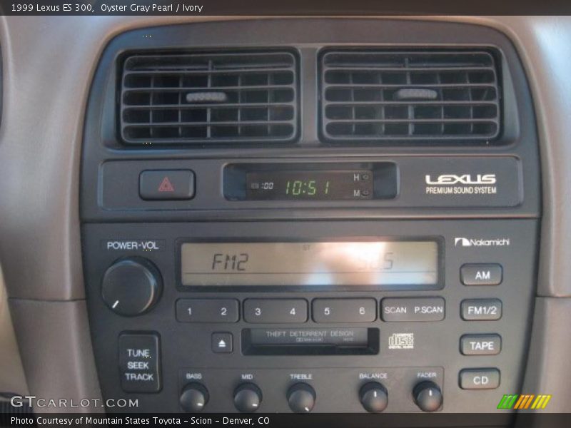 Oyster Gray Pearl / Ivory 1999 Lexus ES 300