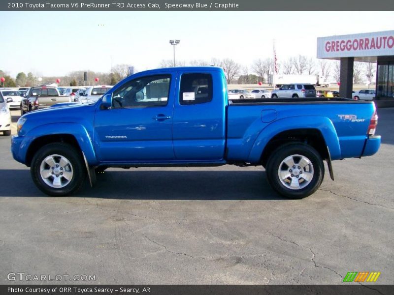 Speedway Blue / Graphite 2010 Toyota Tacoma V6 PreRunner TRD Access Cab