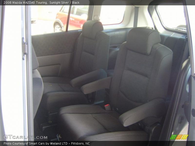 Sunlight Silver / Black 2008 Mazda MAZDA5 Touring