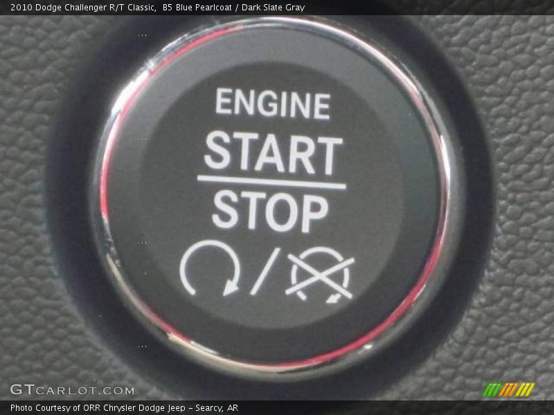 B5 Blue Pearlcoat / Dark Slate Gray 2010 Dodge Challenger R/T Classic
