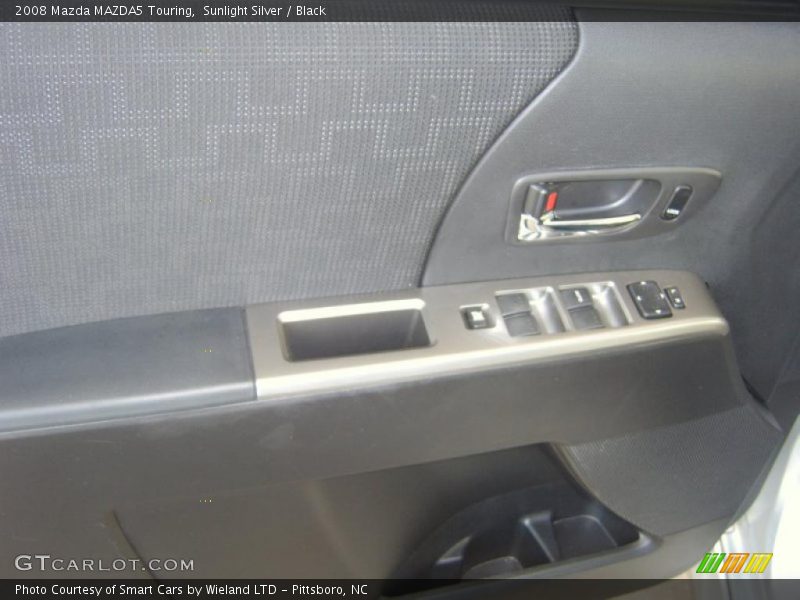 Sunlight Silver / Black 2008 Mazda MAZDA5 Touring