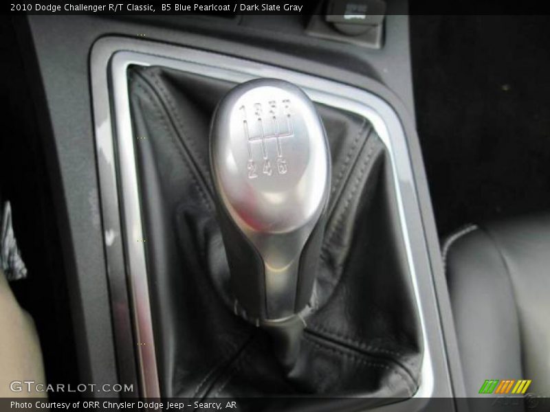 B5 Blue Pearlcoat / Dark Slate Gray 2010 Dodge Challenger R/T Classic