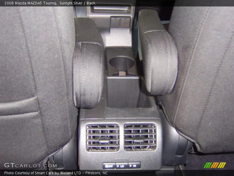 Sunlight Silver / Black 2008 Mazda MAZDA5 Touring