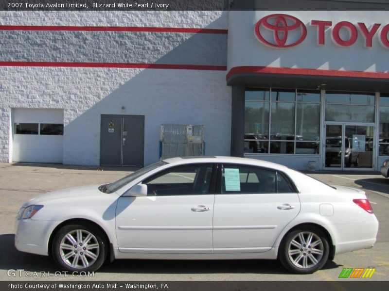 Blizzard White Pearl / Ivory 2007 Toyota Avalon Limited