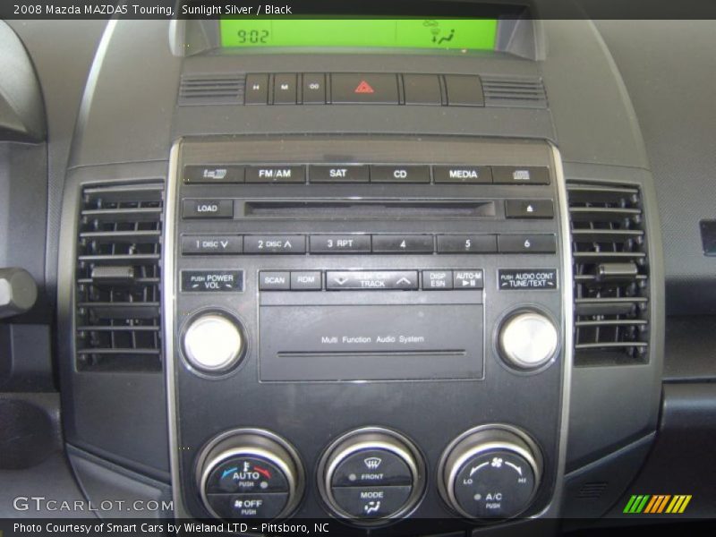 Sunlight Silver / Black 2008 Mazda MAZDA5 Touring