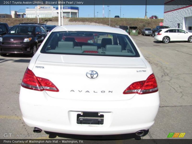 Blizzard White Pearl / Ivory 2007 Toyota Avalon Limited