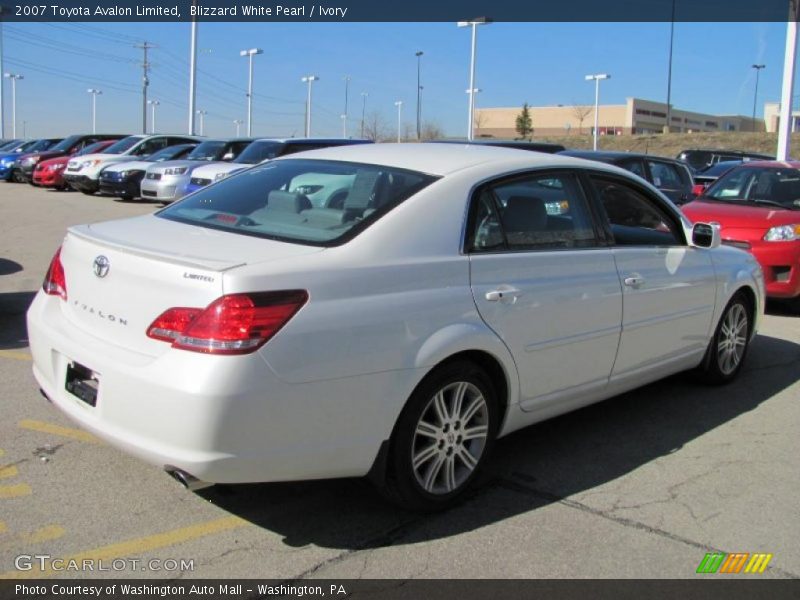 Blizzard White Pearl / Ivory 2007 Toyota Avalon Limited