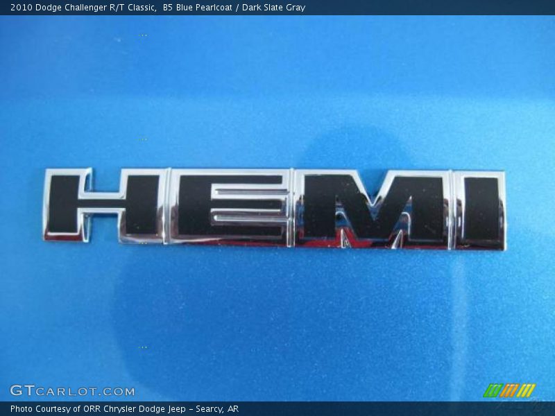 B5 Blue Pearlcoat / Dark Slate Gray 2010 Dodge Challenger R/T Classic