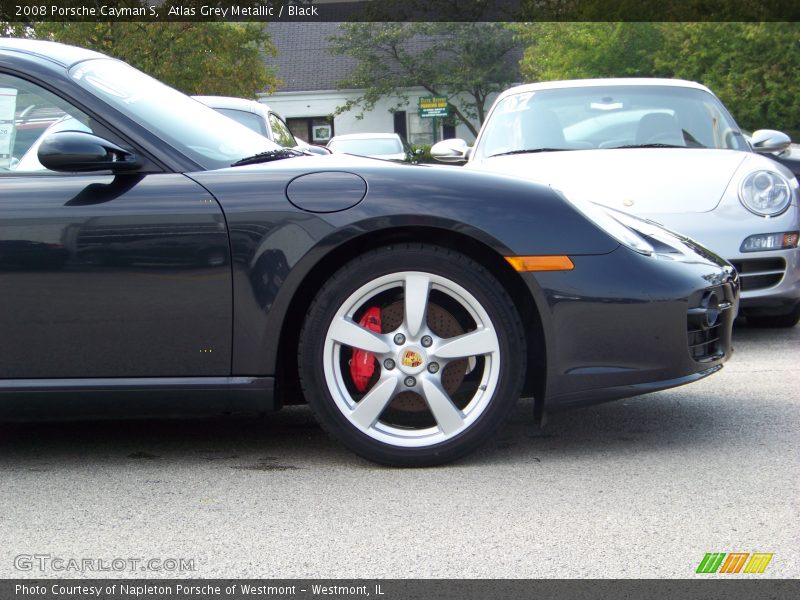 Atlas Grey Metallic / Black 2008 Porsche Cayman S