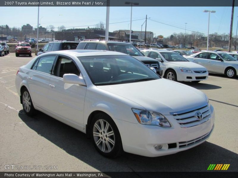 Blizzard White Pearl / Ivory 2007 Toyota Avalon Limited