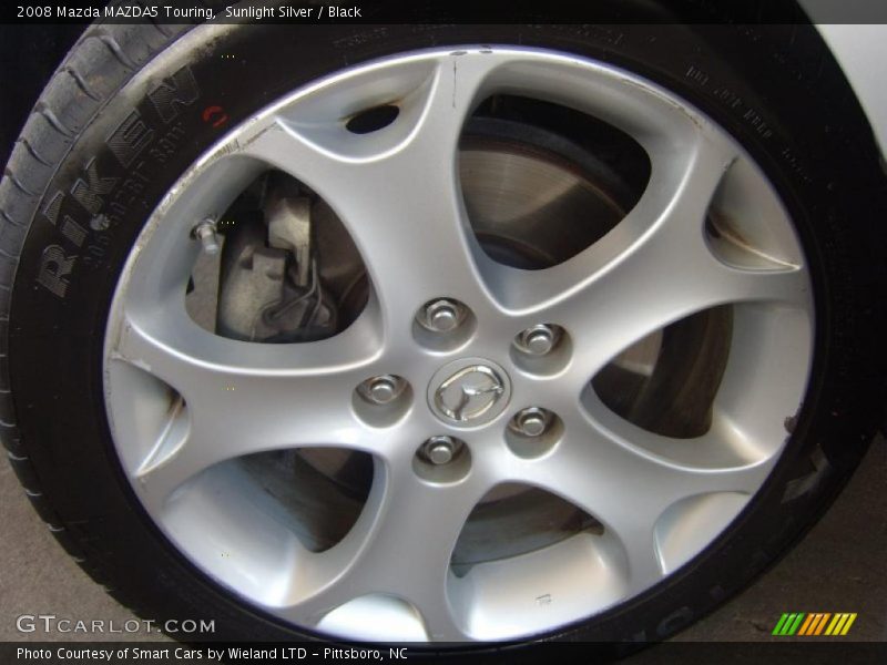 Sunlight Silver / Black 2008 Mazda MAZDA5 Touring