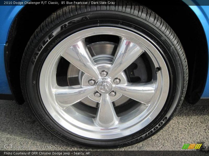B5 Blue Pearlcoat / Dark Slate Gray 2010 Dodge Challenger R/T Classic