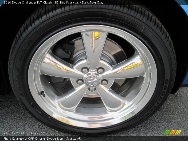 B5 Blue Pearlcoat / Dark Slate Gray 2010 Dodge Challenger R/T Classic