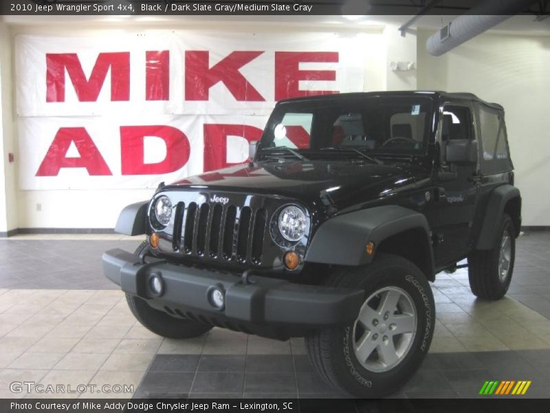 Black / Dark Slate Gray/Medium Slate Gray 2010 Jeep Wrangler Sport 4x4