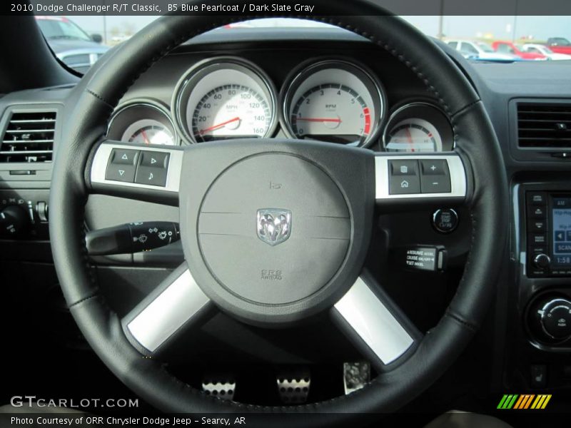 B5 Blue Pearlcoat / Dark Slate Gray 2010 Dodge Challenger R/T Classic