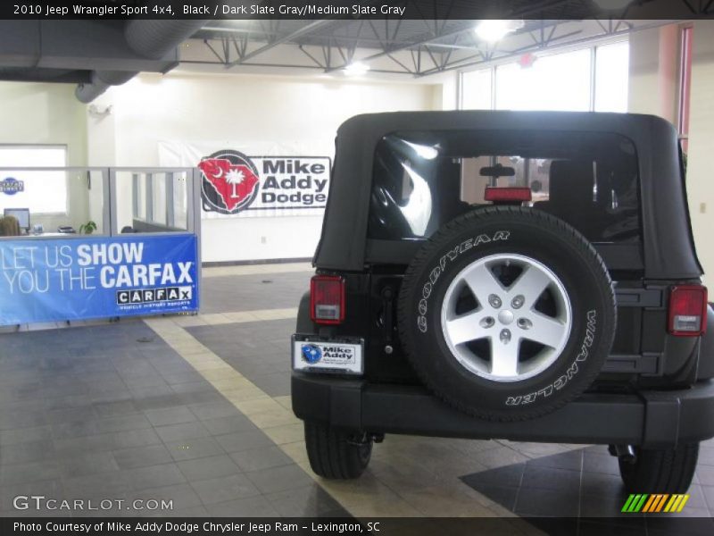 Black / Dark Slate Gray/Medium Slate Gray 2010 Jeep Wrangler Sport 4x4