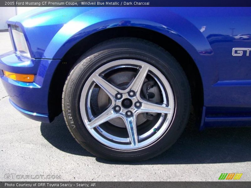 Windveil Blue Metallic / Dark Charcoal 2005 Ford Mustang GT Premium Coupe