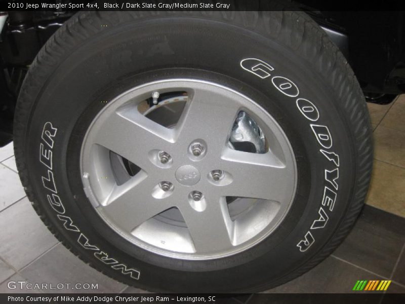 Black / Dark Slate Gray/Medium Slate Gray 2010 Jeep Wrangler Sport 4x4