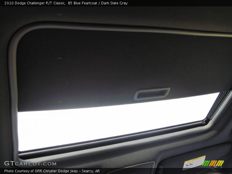 B5 Blue Pearlcoat / Dark Slate Gray 2010 Dodge Challenger R/T Classic