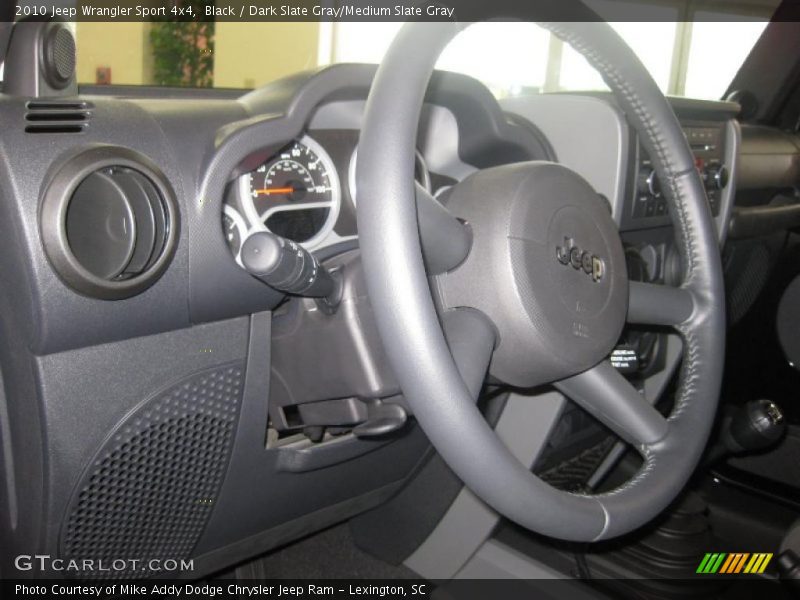 Black / Dark Slate Gray/Medium Slate Gray 2010 Jeep Wrangler Sport 4x4