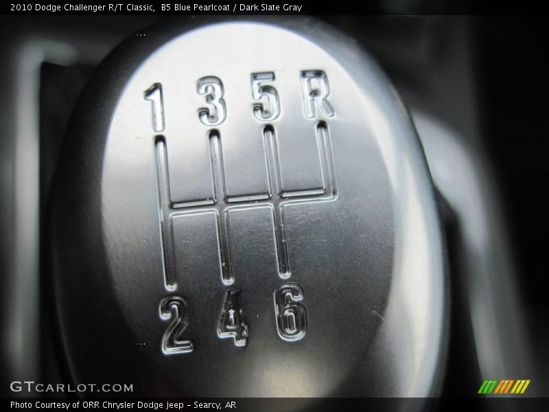B5 Blue Pearlcoat / Dark Slate Gray 2010 Dodge Challenger R/T Classic
