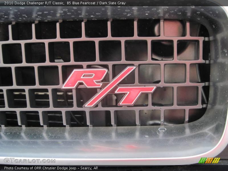 B5 Blue Pearlcoat / Dark Slate Gray 2010 Dodge Challenger R/T Classic