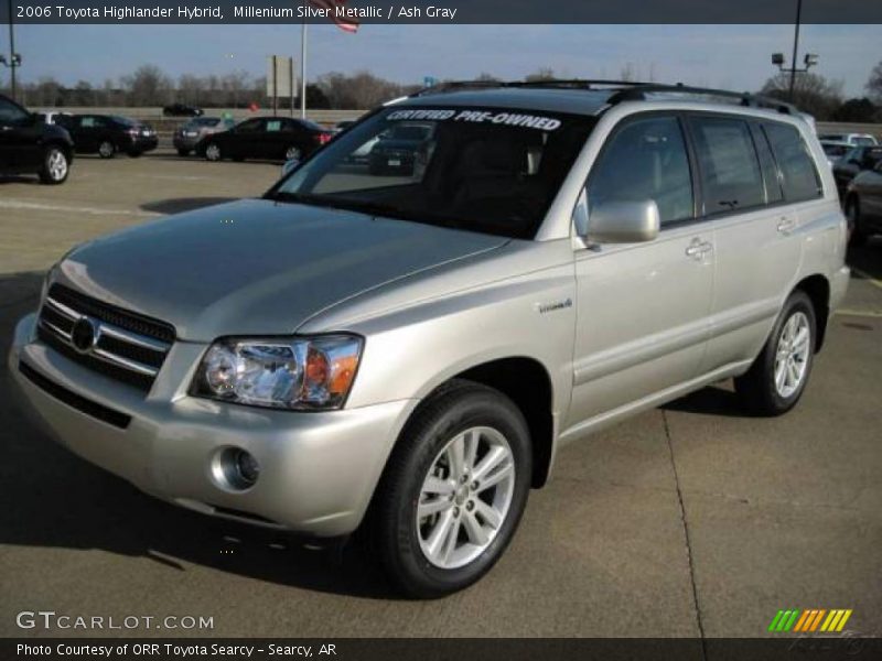 Millenium Silver Metallic / Ash Gray 2006 Toyota Highlander Hybrid