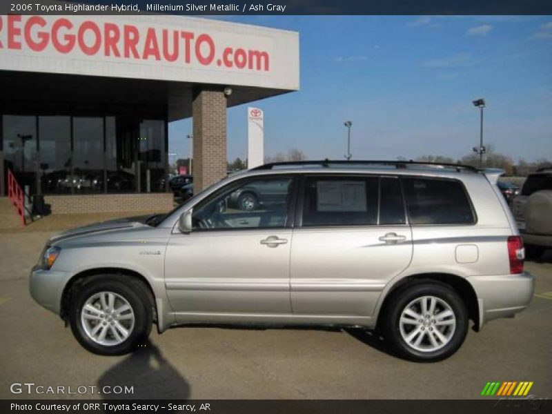 Millenium Silver Metallic / Ash Gray 2006 Toyota Highlander Hybrid
