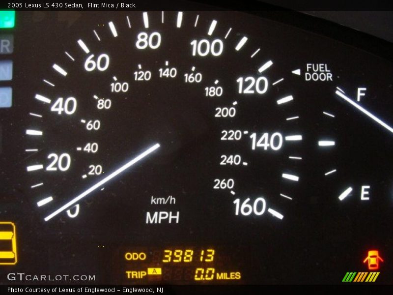 Flint Mica / Black 2005 Lexus LS 430 Sedan