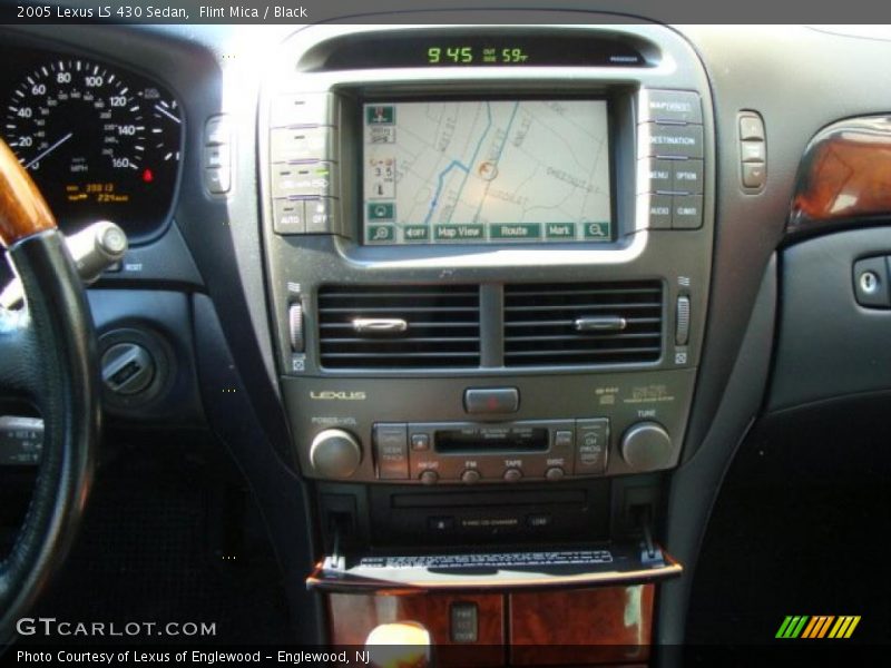 Flint Mica / Black 2005 Lexus LS 430 Sedan